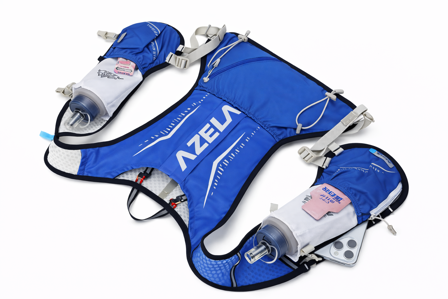 Gilet hydratation bleu - PULSE series Azela Running